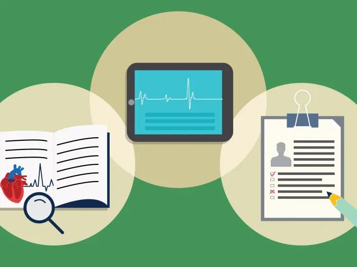 Illustration depicting cardiac arrest research