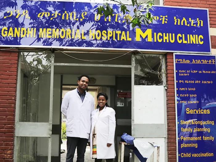 Senait Fisseha, M.D., J.D. at Gandhi Memorial Hospital