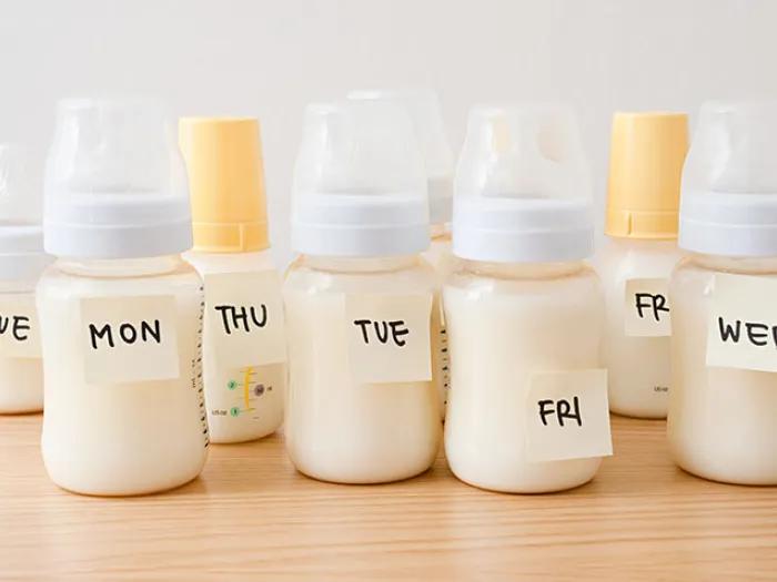 Milk bottles 