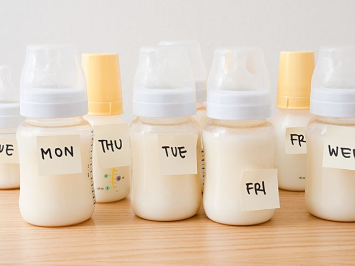Milk bottles 