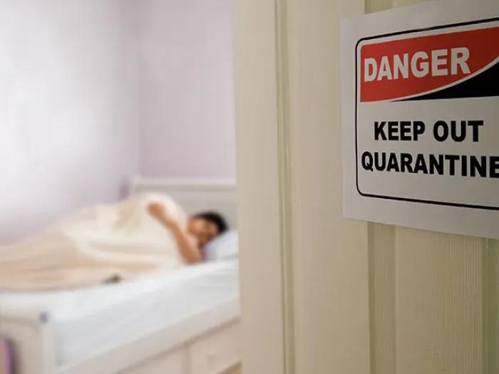 person in quarantine
