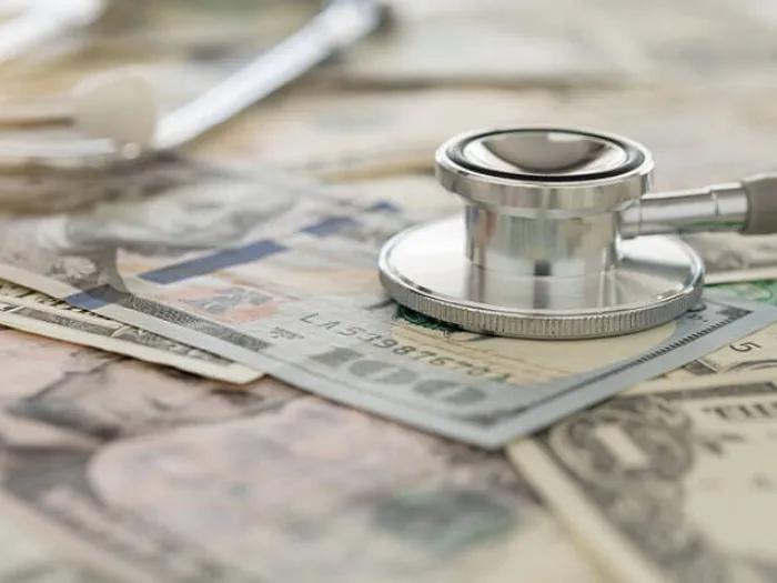 Stethoscope setting on money