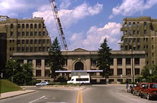 Old Main demolition 1989