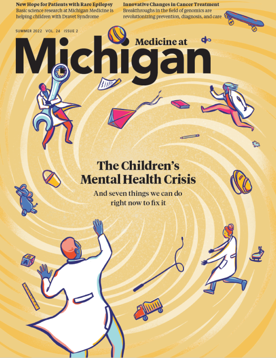 Medicine at Michigan magazine cover for Summer 2022