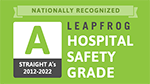 National Recognized by Leapfrog for hospital safety grade