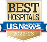US News & World Report Best Hospitals badge 2022-23