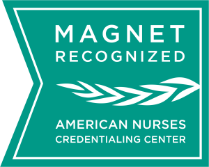 Magnet Recognized by the American Nurses Crentialing Center (badge)
