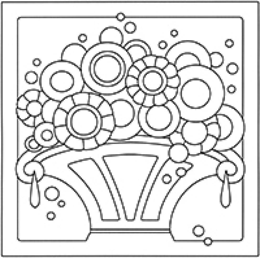 Button Basket Coloring page