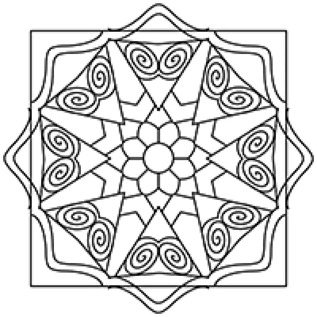 Hollinger wrought iron coloring page