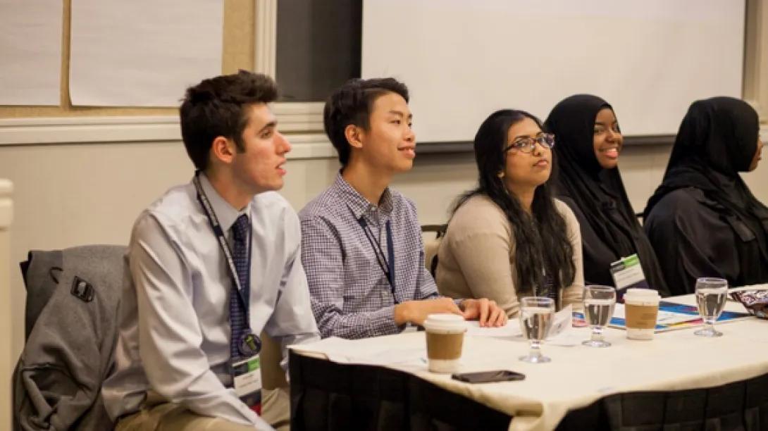 TAC TAC presenting panel style at the 2018 Conference on Adolescent Health