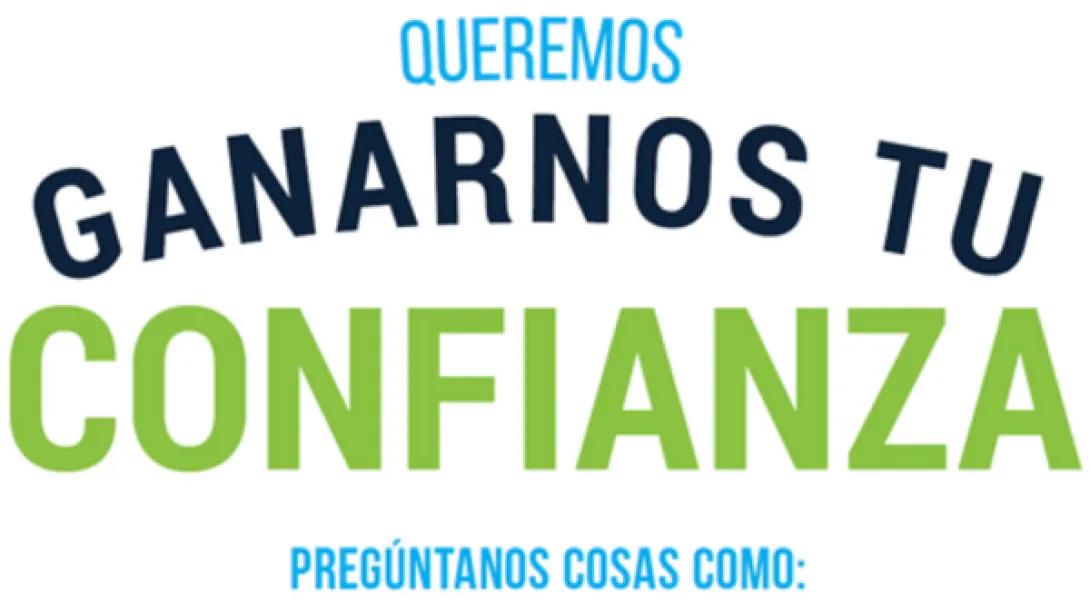 Earn trust poster in Spanish