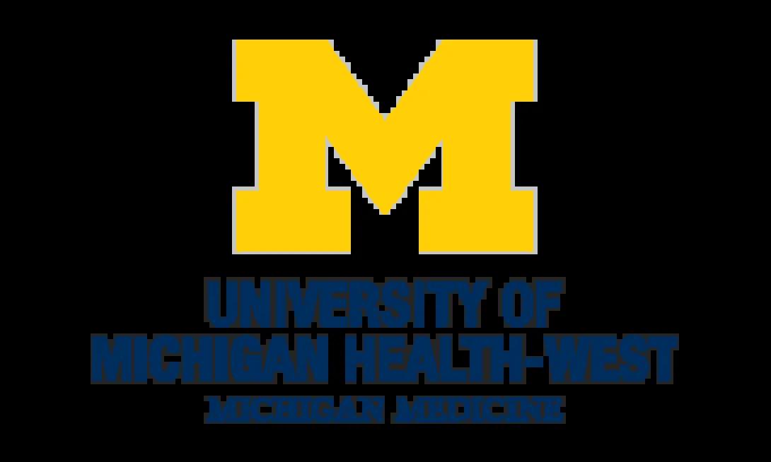 Maize block M with University of Michigan Health-West, Michigan Medicine beneath