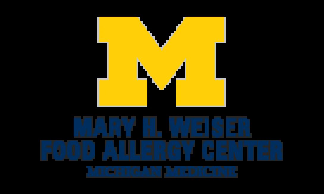 Maize block M with Mary H. Weiser Food Allergy Center, Michigan Medicine beneath