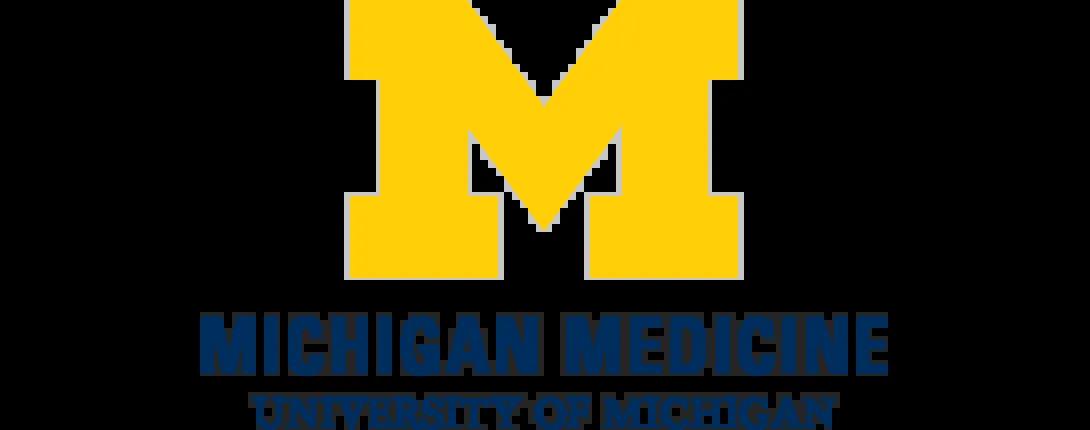 Maize block M with Michigan Medicine University of Michigan beneath