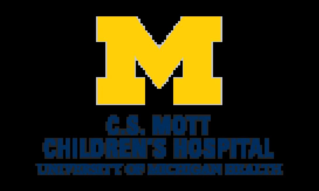 Maize block M with C.S. Mott Children's Hospital, University of Michigan Health beneath