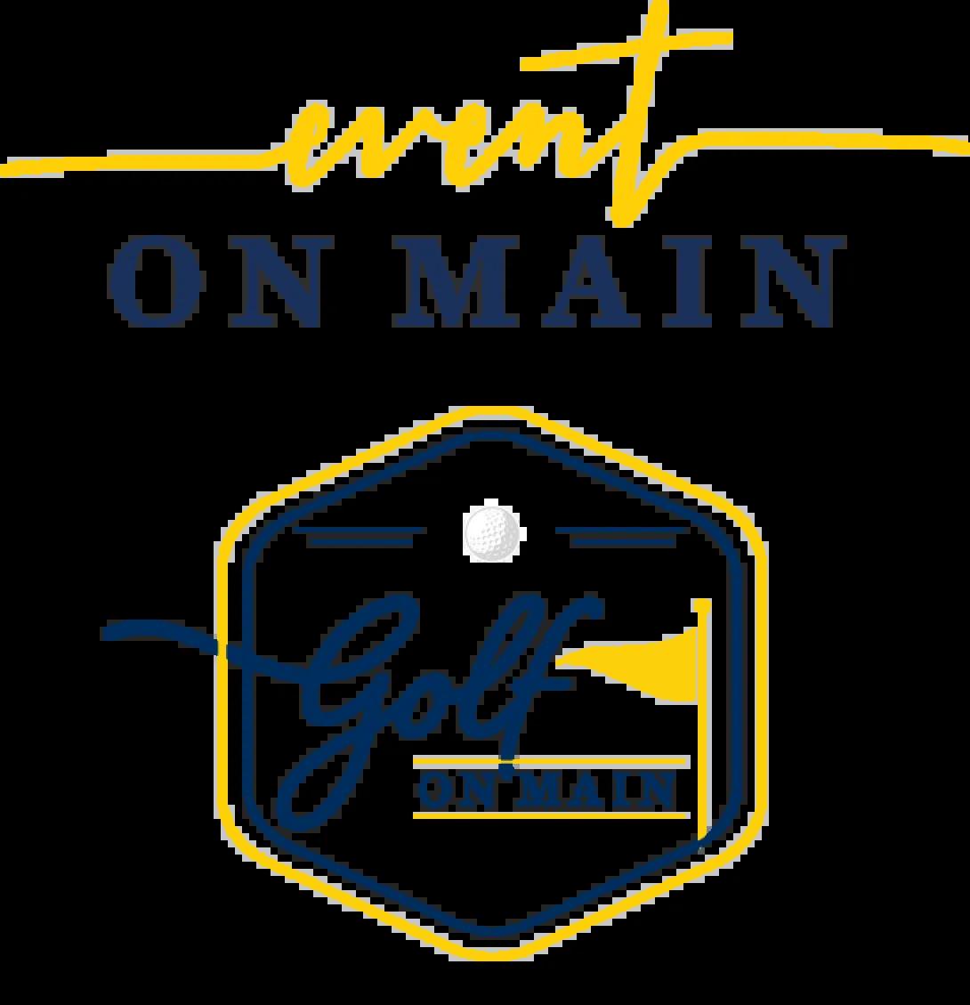 Event on Main and Golf on Main wordmarks