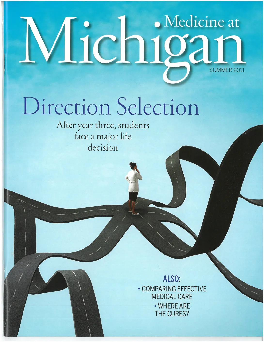 Cover of 2011 issue of Medicine at Michigan magazine
