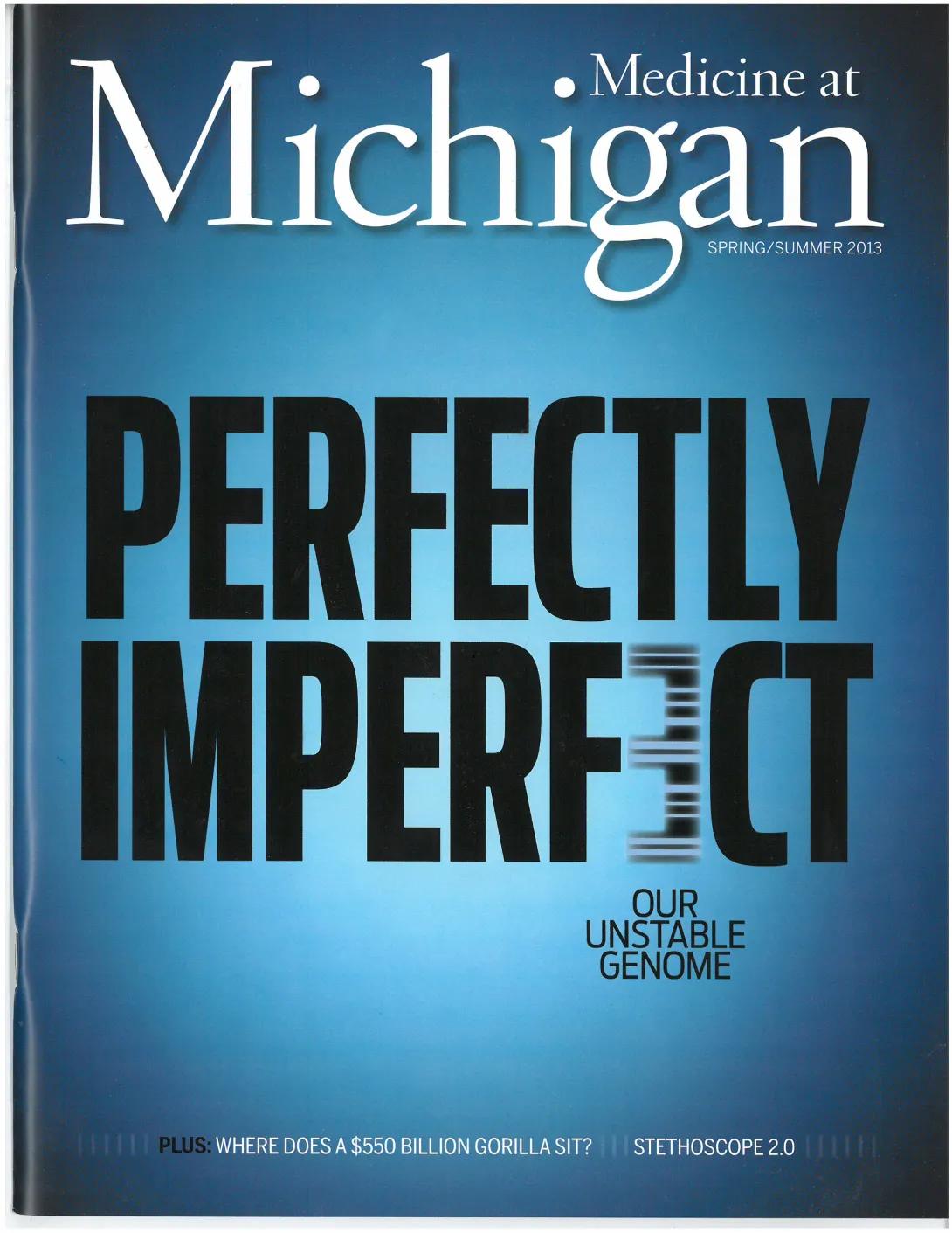 Cover of Spring/Summer 2013 issue of Medicine at Michigan magazine