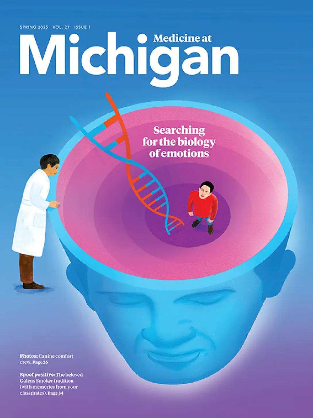 Cover of Spring 2025 issue of Medicine at Michigan