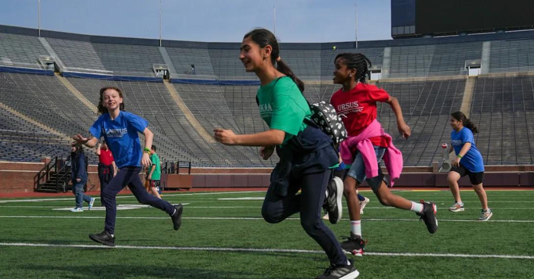 Project Healthy Schools event at Michigan Stadium.