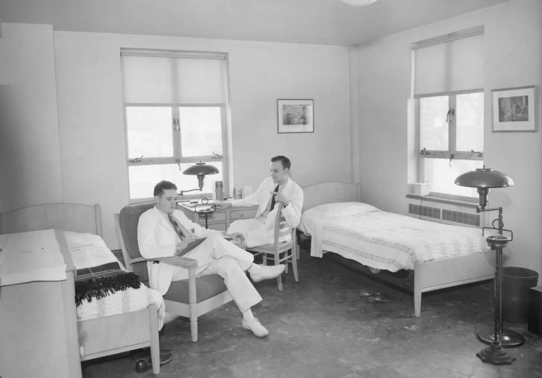 Interns Residence room 1940
