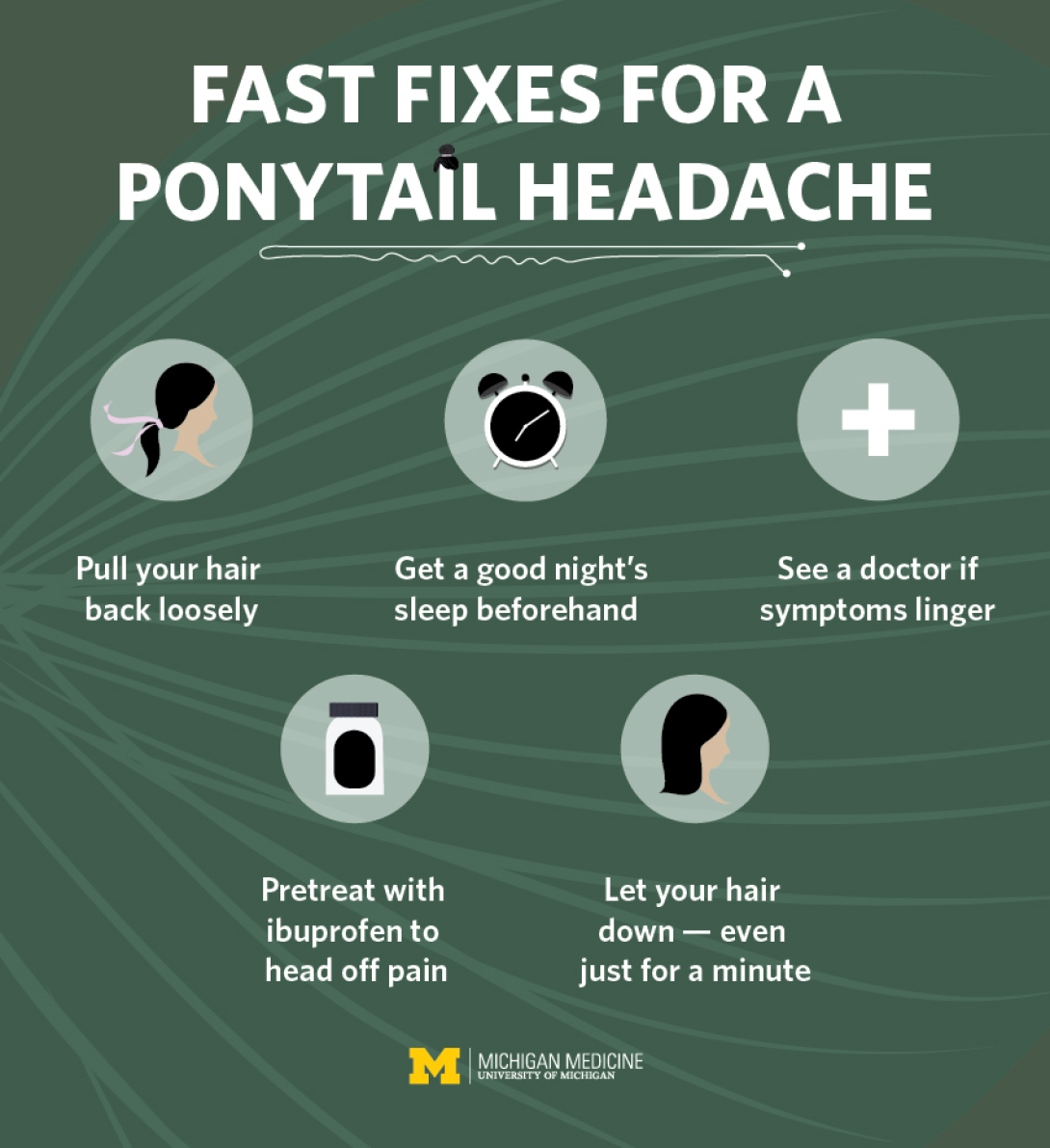 Why Your Tight Ponytail Causes a Painful Headache