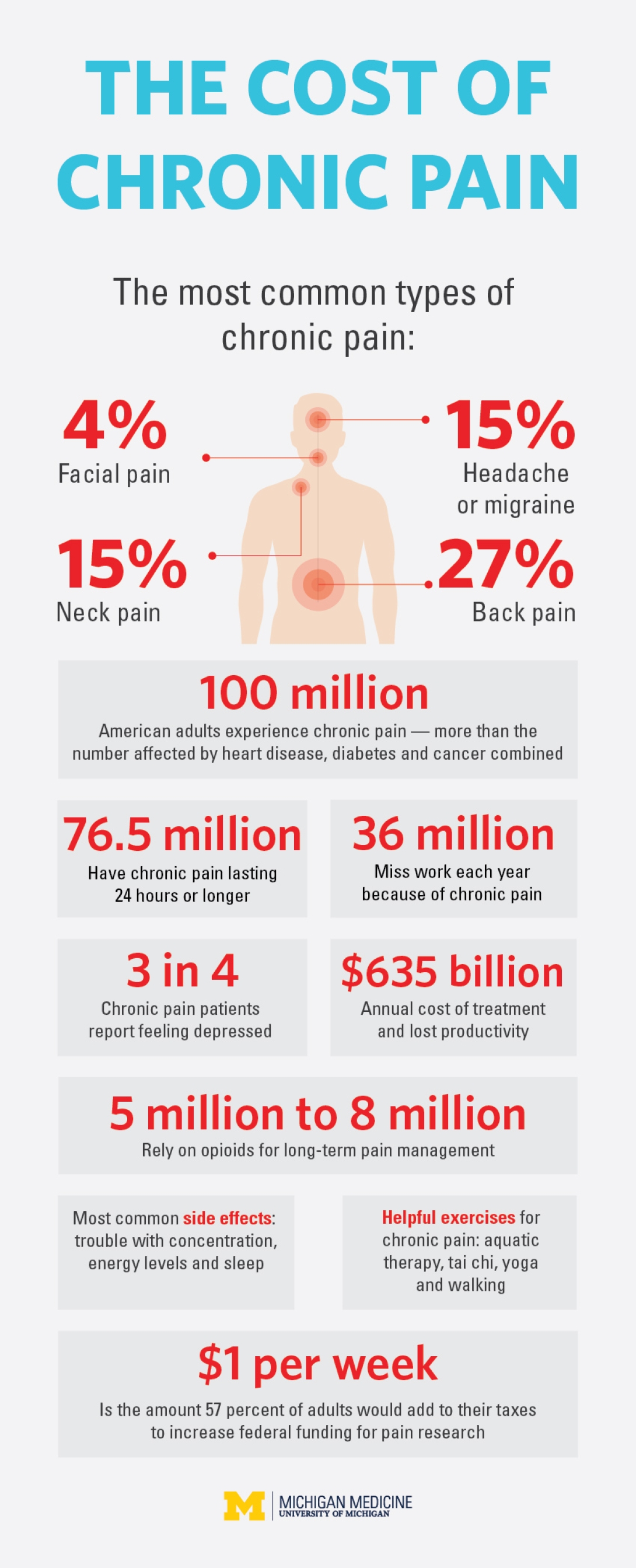 The Cost Of Chronic Pain Infographic